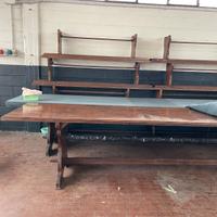 TAVOLI IN LEGNO MASSELLO E PANCHE