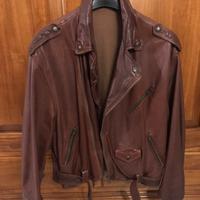 Guibbotto chiodo in vera pelle