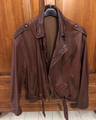 Guibbotto chiodo in vera pelle