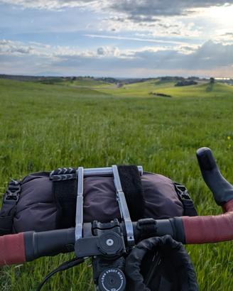 Staffa da manubrio per supp.  borsa da bikepacking