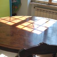 Tavolo con 4 sedie del 700