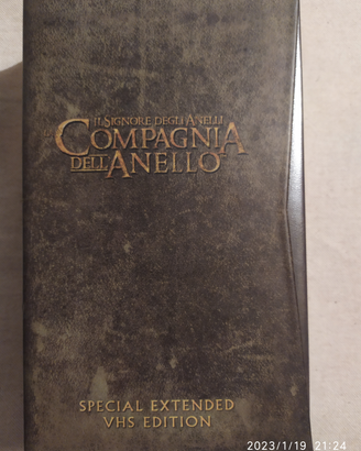 Il signore degli anelli 2 VHS in cofanetto