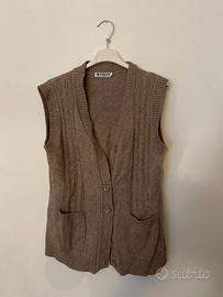 gilet misto cotone