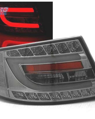 FANALI PER AUDI A6 C6 SEDAN 04-08 FUMÈ LED 7PIN