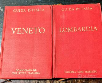 Guide turistiche Veneto e Lombardia secolo scorso