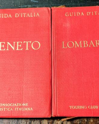 Guide turistiche Veneto e Lombardia secolo scorso