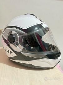 Casco modulare LS2 FF325 Strobe Bianco