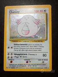 Chansey 3/102 Holo ITA – Set Base Pokémon vintage
