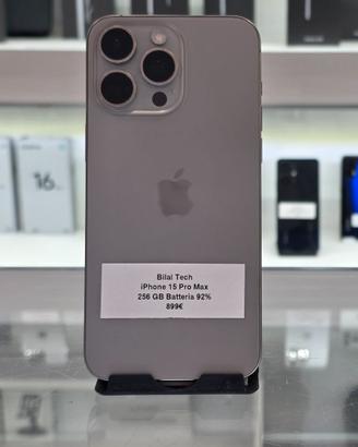 Apple iPhone 15 Pro Max 256GB – Usato Garantito!