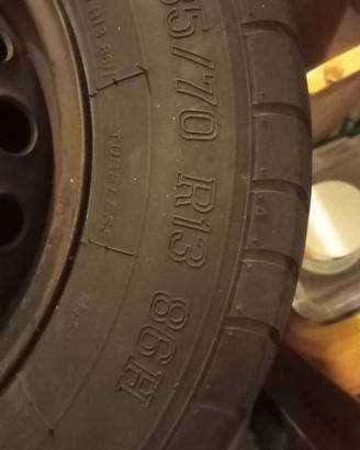 Cerchi e gomme x 13 4 fori