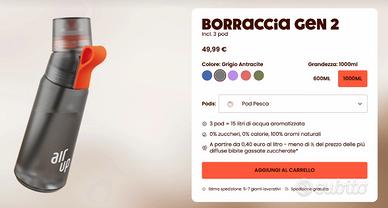 Borraccia AirUp Zero Calorie