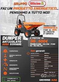 Dumper d350 ahg idrostatico