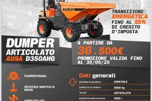 Dumper d350 ahg idrostatico