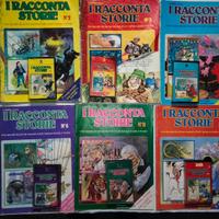 Lotto 8 numeri I Racconta Storie con cassette 1982