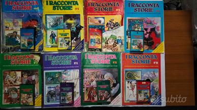 Lotto 8 numeri I Racconta Storie con cassette 1982