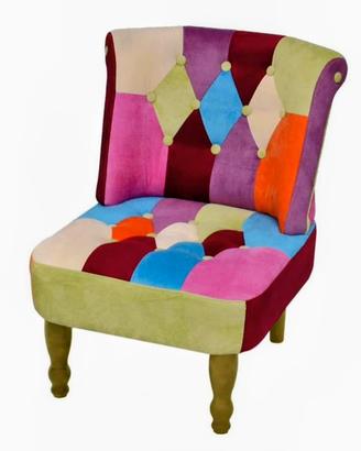 poltrona french patchwork