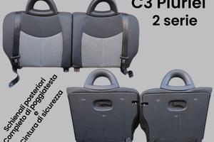 C3 Pluriel schienali posteriori completi o singoli