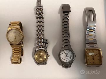 Lotto 4 orologi vintage Abbigliamento e Accessori In vendita a Torino