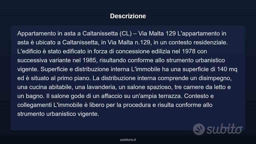 Appartamento – Caltanissetta - Vista 4