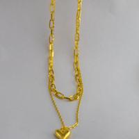 collana con ciondolo cuore 