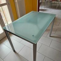 Tavolo allungabile 70x105 in vetro