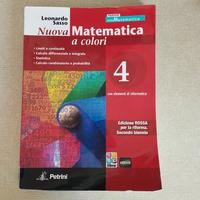 Libro "Nuova matematica a colori 4" (ed. rossa)