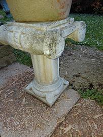 supporto per vasi in cemento