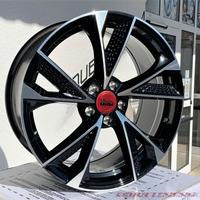 Cerchi in lega 19 MAM RS6 Black Pol AUDI SKODA
