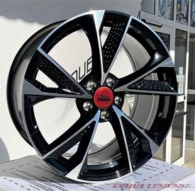 Cerchi in lega 19 MAM RS6 Black Pol AUDI SKODA