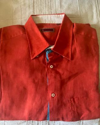 Camicia puro lino manica lunga Alcott
