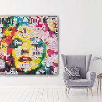 Joaquim Falco (1958) - Marilyn Lego abstract drawi