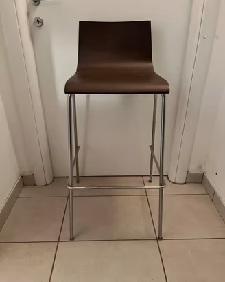 Sgabello in legno di wenge