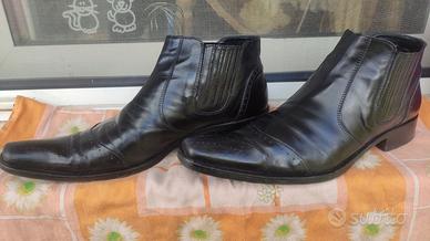 Scarpe stivaletti uomo eleganti vera pelle n. 43