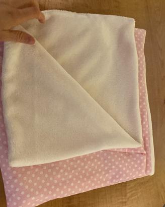 Coperta cotone fatta a mano personalizzabile