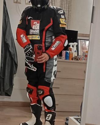 tuta moto personalizzata Smc 
