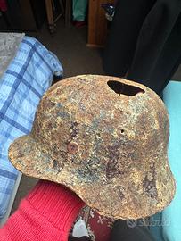 Elmetto tedesco m40 stahlhelm 3 toni ww2