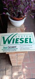 Cartello pubblicitario Vintage System Wiesel