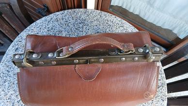 Borsa da dottore in cuoio vintage