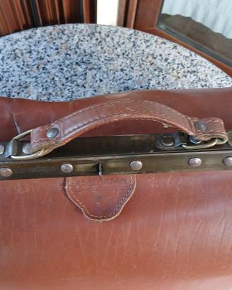 Borsa da dottore in cuoio vintage