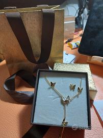 Collana e orecchini eqay gioielli nuovi