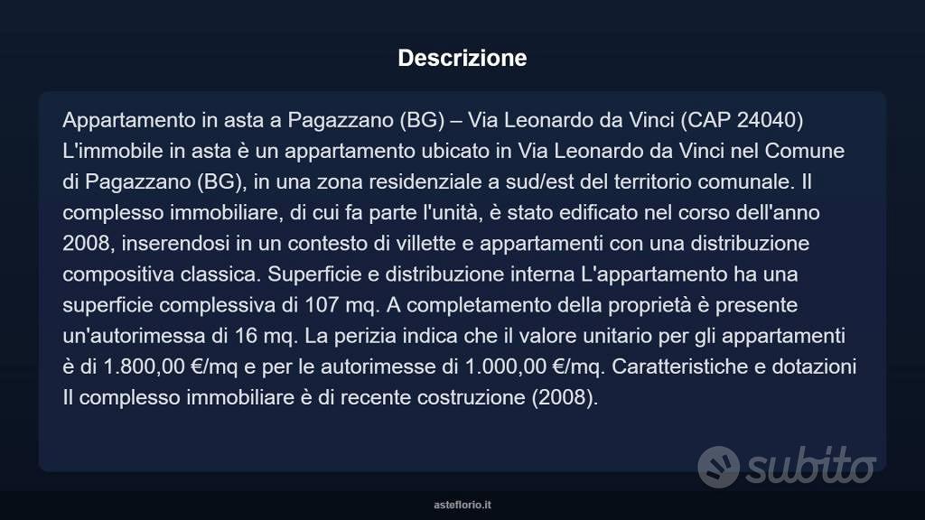 Appartamento – Pagazzano - Vista 3