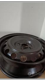 4 cerchi in ferro 15 toyota yaris