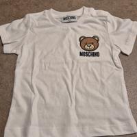 maglietta bimbo cotone moschino 