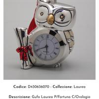 Orologio in argento quartz