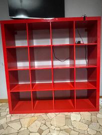 Set mobili rossi moderni completo – scrivania + li