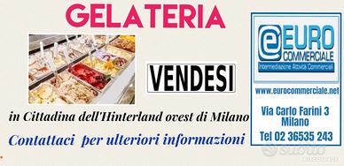 219/23 GELATERIA ben avviata zona Ovest Milano