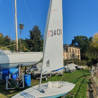 Barca a vela deriva laser