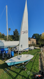 Barca a vela deriva laser