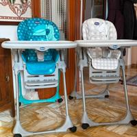 Seggiolone con vassoio da pappa