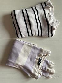 Coppia di maglie manica lunga XS